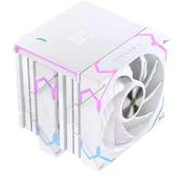 Einarex Glide G300 RGB LCD Doble ventilador Disipador CPU Blanco Einarex Glide G300 RGB LCD Doble ventilador Disipador CPU Blanco