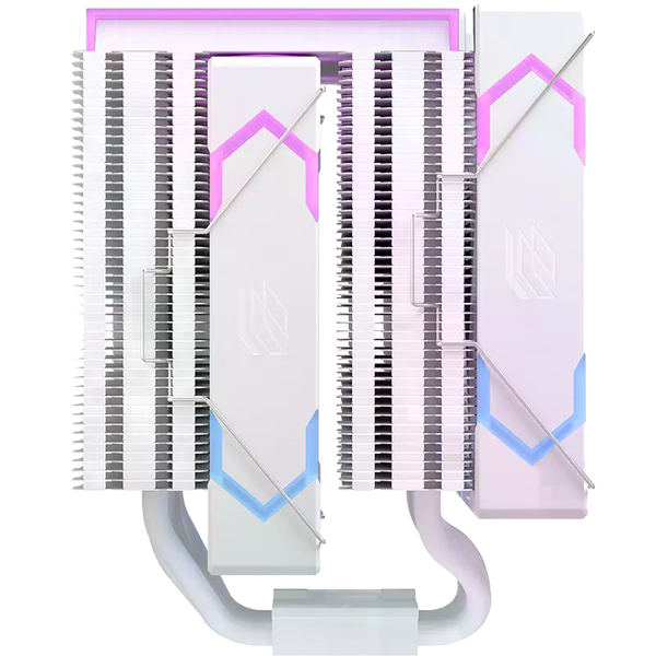 Einarex Glide G300 RGB LCD Doble ventilador Disipador CPU Blanco Einarex Glide G300 RGB LCD Doble ventilador Disipador CPU Blanco