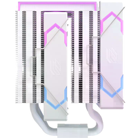 Einarex Glide G300 RGB LCD Doble ventilador Disipador CPU Blanco Einarex Glide G300 RGB LCD Doble ventilador Disipador CPU Blanco