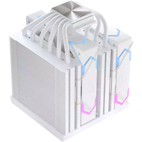 Einarex Glide G300 RGB LCD Doble ventilador Disipador CPU Blanco Einarex Glide G300 RGB LCD Doble ventilador Disipador CPU Blanco