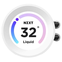 NZXT Kraken Elite 240 RGB LCD Refrigeración líquida Blanca NZXT Kraken Elite 240 RGB LCD Refrigeración líquida Blanca