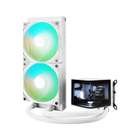 TRYX Panorama 240 ARGB | Refrigeración Líquida Blanca Pantalla curva AMOLED 6,5