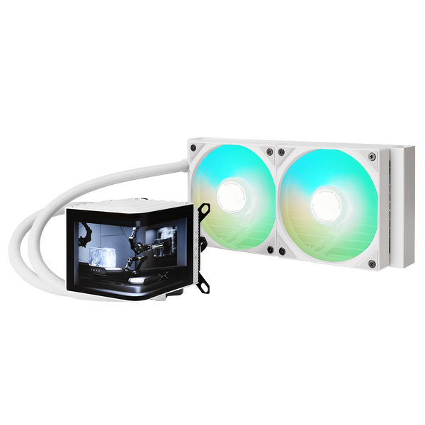 TRYX Panorama 240 ARGB  Refrigeración Líquida Blanca Pantalla curva AMOLED 65 TRYX Panorama 240 ARGB  Refrigeración Líquida Blanca Pantalla curva AMOLED 65