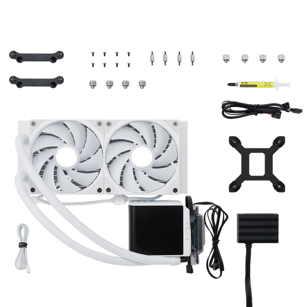 TRYX Panorama 240 ARGB  Refrigeración Líquida Blanca Pantalla curva AMOLED 65 TRYX Panorama 240 ARGB  Refrigeración Líquida Blanca Pantalla curva AMOLED 65