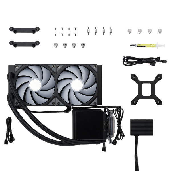 TRYX Panorama 240 ARGB  Refrigeración Líquida Negra Pantalla curva AMOLED 65 TRYX Panorama 240 ARGB  Refrigeración Líquida Negra Pantalla curva AMOLED 65