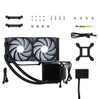 TRYX Panorama 240 ARGB Refrigeración Líquida Negra Pantalla curva AMOLED 65 TRYX Panorama 240 ARGB Refrigeración Líquida Negra Pantalla curva AMOLED 65