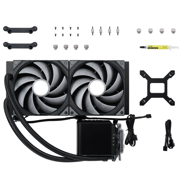 TRYX Panorama 280  Refrigeración Líquida Negra Pantalla curva AMOLED 65 TRYX Panorama 280  Refrigeración Líquida Negra Pantalla curva AMOLED 65