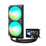 TRYX Panorama 280 ARGB | Refrigeración Líquida Negra Pantalla curva AMOLED 6,5