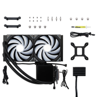 TRYX Panorama 280 ARGB Refrigeración Líquida Negra Pantalla curva AMOLED 65 TRYX Panorama 280 ARGB Refrigeración Líquida Negra Pantalla curva AMOLED 65