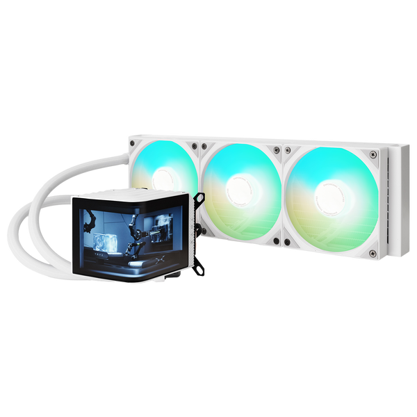 TRYX Panorama 360 ARGB  Refrigeración Líquida Blanca Pantalla curva AMOLED 65 TRYX Panorama 360 ARGB  Refrigeración Líquida Blanca Pantalla curva AMOLED 65