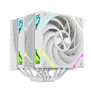 XYZ Thermax 6 Duo ARGB Disipador CPU Blanco XYZ Thermax 6 Duo ARGB Disipador CPU Blanco