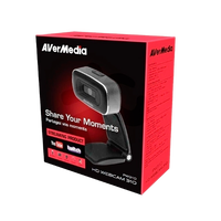 Avermedia PW310 FHD 1080P 30FPS Black Webcam Avermedia PW310 FHD 1080P 30FPS Black Webcam