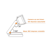 Conceptronic Amdis 2K USB con micrófono  Webcam