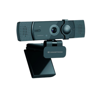 Conceptronic AMDIS08B 4K con Enfoque Automático y Doble Micrófono  Webcam
