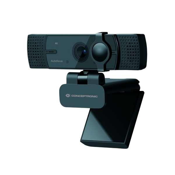 Conceptronic AMDIS08B 4K con Enfoque Automático y Doble Micrófono Webcam Conceptronic AMDIS08B 4K con Enfoque Automático y Doble Micrófono Webcam