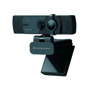 Conceptronic AMDIS07B  4K con Doble Micrófono  Webcam