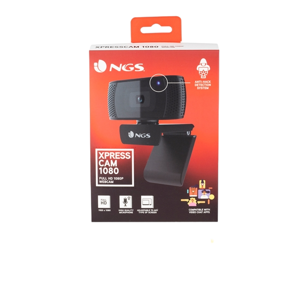 NGS XPRESSCAM1080 Negro Webcam NGS XPRESSCAM1080 Negro Webcam