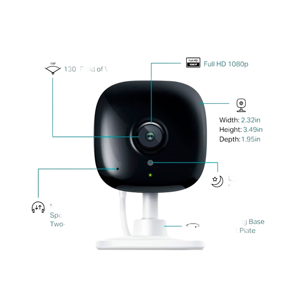 TPLink Kasa Spot KC100  Cámara de videovigilancia IP TPLink Kasa Spot KC100  Cámara de videovigilancia IP