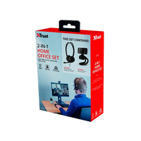 Trust Mauro y Trino HD  Pack Auricular  Webcam