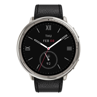 Amazfit Active 2 Round Black Smartwatch GPS Pantalla AMOLED SpO2 160 Modos Deportivos Piel Versión Premium NFC Amazfit Active 2 Round Black Smartwatch GPS Pantalla AMOLED SpO2 160 Modos Deportivos Piel Versión Premium NFC