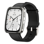 Amazfit Active 2 (Square) Black | Smartwatch GPS Pantalla AMOLED SpO2 160 Modos Deportivos Piel Versión Premium NFC