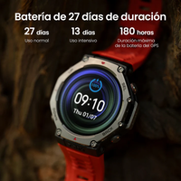 Amazfit TRex Onyx Smartwatch GPS Pantalla AMOLED 175 SpO2 Más de 170 Modos Deportivos Amazfit TRex Onyx Smartwatch GPS Pantalla AMOLED 175 SpO2 Más de 170 Modos Deportivos