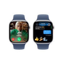 Apple Watch Series 10 Reloj inteligente 46mm GPS Cellular Caja de Aluminio Correa Deportiva Azul Denim Talla ML Apple Watch Series 10 Reloj inteligente 46mm GPS Cellular Caja de Aluminio Correa Deportiva Azul Denim Talla ML