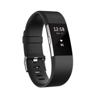 Fitbit Charge 2 Grande negroplata Pulsera de actividad Fitbit Charge 2 Grande negroplata Pulsera de actividad