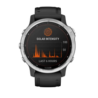 Garmin Fénix 6S Solar Plata  Negro Smartwatch