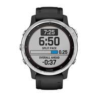 Garmin Fénix 6S Solar Plata  Negro Smartwatch