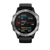 Garmin Fenix 6 PlataNegro  Smartwatch