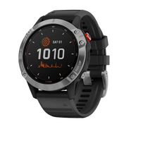 Garmin Fénix 6 Solar Plata  Negro  Smartwatch