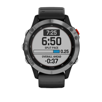 Garmin Fénix 6 Solar Plata  Negro  Smartwatch