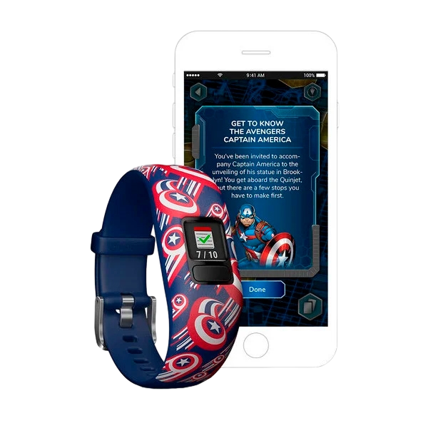 Garmin Vivofit JR 2 Marvel Cápitan América Smartwatch Garmin Vivofit JR 2 Marvel Cápitan América Smartwatch