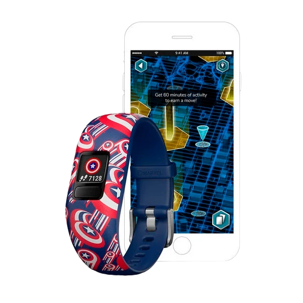 Garmin Vivofit JR 2 Marvel Cápitan América Smartwatch Garmin Vivofit JR 2 Marvel Cápitan América Smartwatch