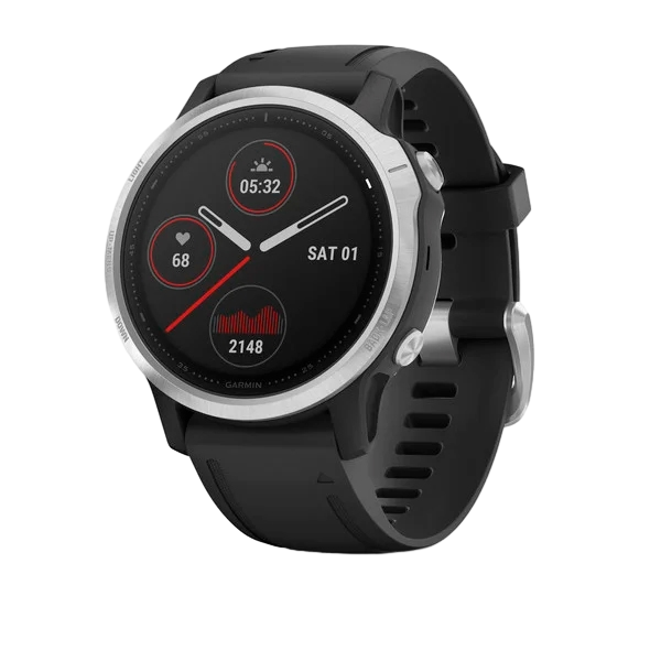 Garmin Fénix 6S Plata Negro Smartwatch Garmin Fénix 6S Plata Negro Smartwatch