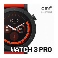 Nothing CMF Watch 3 Pro Naranja  Smartwatch GPS DualBand Pantalla AMOLED 143 Más de 130 Modos SpO2 Frecuencia Cardíaca 13 días de Autonomía