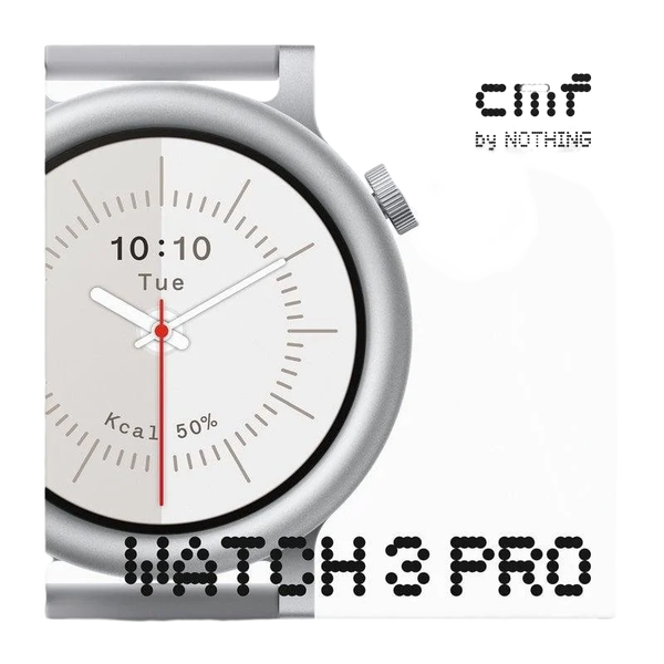 Nothing CMF Watch 3 Pro Gris Claro Smartwatch GPS DualBand Pantalla AMOLED 143 Más de 130 Modos SpO2 Frecuencia Cardíaca 13 días de Autonomía Nothing CMF Watch 3 Pro Gris Claro Smartwatch GPS DualBand Pantalla AMOLED 143 Más de 130 Modos SpO2 Frecuencia Cardíaca 13 días de Autonomía