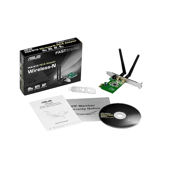 Asus PCEN15 WiFi 300Mbps Tarjeta de Red Asus PCEN15 WiFi 300Mbps Tarjeta de Red