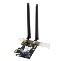Asus PCEBE6500 Adaptador Wifi PCIe WiFi 7 TriBanda Bluetooth 54 Asus PCEBE6500 Adaptador Wifi PCIe WiFi 7 TriBanda Bluetooth 54