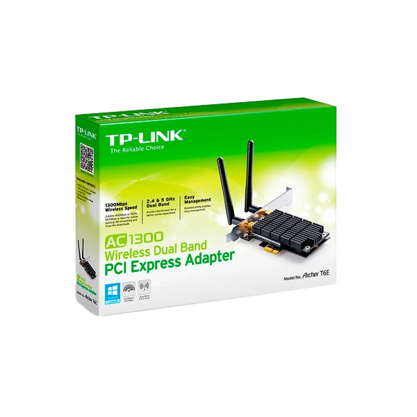 TPLink Archer T6E PCIE AC1300  Adaptador WiFi TPLink Archer T6E PCIE AC1300  Adaptador WiFi