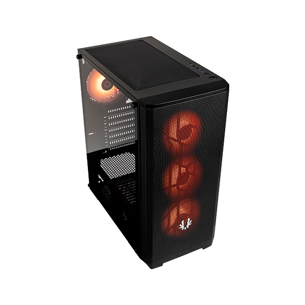 BitFenix Nova Mesh SE TG Cristal Templado USB 31 ARGB Negra  Caja BitFenix Nova Mesh SE TG Cristal Templado USB 31 ARGB Negra  Caja