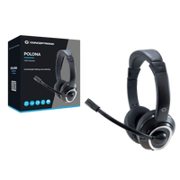 Conceptronic Polona USB con microfono Black White Auriculares Conceptronic Polona USB con microfono Black White Auriculares
