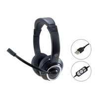 Conceptronic Polona USB con microfono Black White Auriculares Conceptronic Polona USB con microfono Black White Auriculares