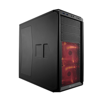 Corsair Graphite 230T con ventana negra con LED rojo Caja Corsair Graphite 230T con ventana negra con LED rojo Caja