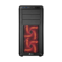 Corsair Graphite 230T con ventana negra con LED rojo Caja Corsair Graphite 230T con ventana negra con LED rojo Caja