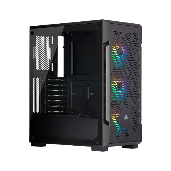 Corsair iCUE 220T RGB negra  Caja Corsair iCUE 220T RGB negra  Caja