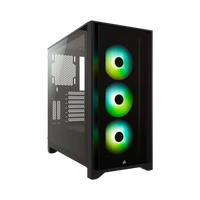 Corsair 4000X iCUE ARGB Black  Caja