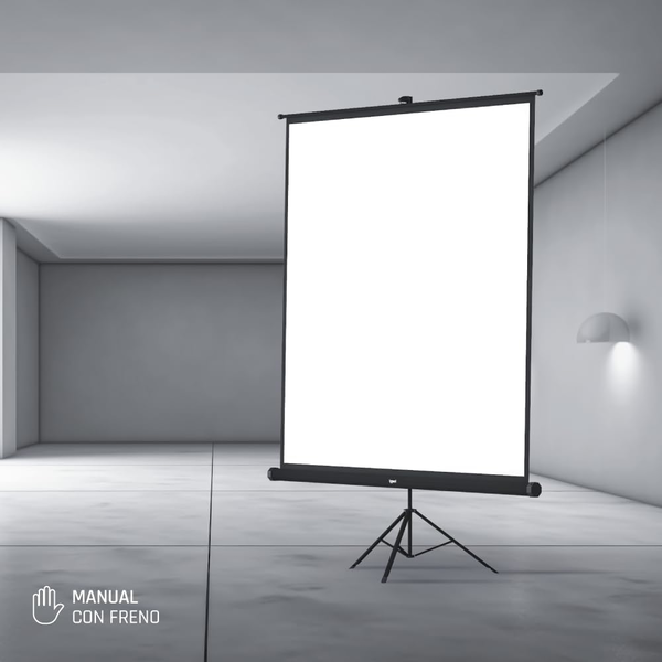 Iggual PSITS200 con Trípode 200x200 Pantalla de Proyección Iggual PSITS200 con Trípode 200x200 Pantalla de Proyección