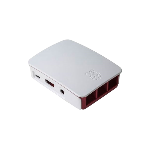 Caja RASPBERRY PI 3 B Blanca y Roja Accesorio Caja RASPBERRY PI 3 B Blanca y Roja Accesorio